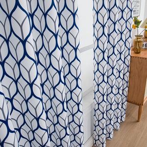 ผ้าม่านโพลีเอสเตอร์พิมพ์ลายโปร่งแสงสำหรับห้องนั่งเล่นในโรงแรม ขายดี ลายพิมพ์ทั้งผืน ใช้ได้ทุกฤดู - Product Image 2