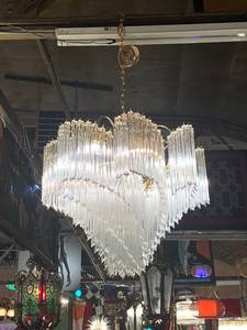 Lampadario <span class=keywords><strong>Vintage</strong></span> in cristallo di Murano italiano nello stile di <span class=keywords><strong>Venini</strong></span> - Product Image 5