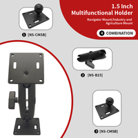 Support de fixation VESA N-Star avec plaque filetée pour moniteur, support métallique pour iPad, support de voiture, support de tablette