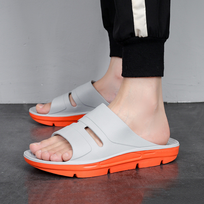 Men's Slippers Large Size Thick Sole Arch EVA Slides Shoes Rehabilitation Slippers