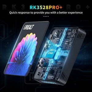 GREALT Android TV Box 8K Ultra HD Smart TV Box Android 13.0 2GB RAM 16GB Chip RK3528 Quad Core 64bit Compatible con 4K@60fps 2.4G 5G - Product Image 2