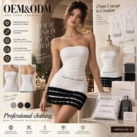 Étiquette d'emballage personnalisée Robe décontractée pour femme Robe de créateur à faible MOQ Robes décontractées et professionnelles pour femme Robes d'été pour femme