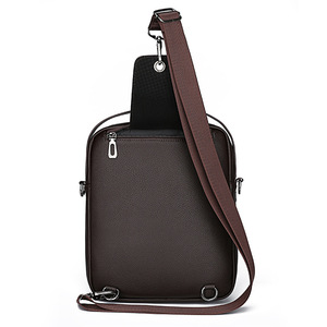 Sac messager vintage en cuir PU imperméable de haute qualité pour hommes, série professionnelle, vente en gros - Product Image 4