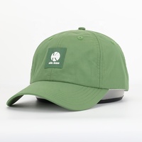 Casquette de baseball de haute qualité pour hommes et femmes, logo en caoutchouc personnalisé en gros OEM, six panneaux, polyester, sportive, chapeau de golf, chapeau d'extérieur