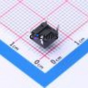 HX TS666CJ 250gf 009 Tactile Switch Through hole-4P,6x6mm Switch Single Pole Single Throw Round Button 2.5N Through Hole - Product Image 2