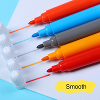 Crayon de coloriage lavable de grande capacité, ensemble de stylos de marché pour dessin lumineux