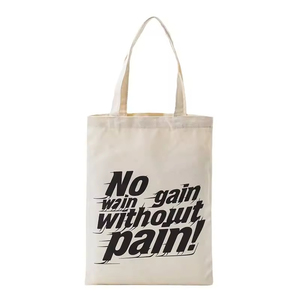 Bông vải thân thiện với môi Túi quảng cáo thuận tiện gấp phong cách cho in ấn hiển thị - Product Image 2