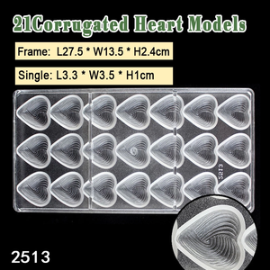 قالب شوكولاتة ثلاثي الأبعاد مصنوع يدويًا، قالب شوكولاتة مخصص على شكل قلب وحروف أبجدية ورموز الأبراج - Product Image 3