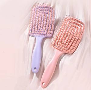 Cepillo de pelo para salón de uso doméstico y cepillo para rizar; peine mágico para masaje de cabello húmedo y seco para mujeres - Product Image 2