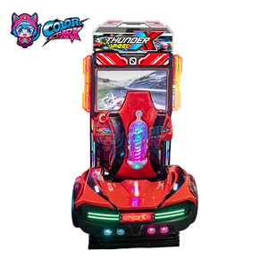 <span class=keywords><strong>Macchina</strong></span> da Gioco Arcade Colorata e Divertente con Auto da Corsa a Gettoni, <span class=keywords><strong>Simulatore</strong></span> di Guida Stimolante per Parco Divertimenti - Product Image 2