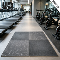 Revêtement de sol en caoutchouc pour gymnase, facile à nettoyer et à entretenir, tapis de gym écologique en caoutchouc recyclé, revêtement de sol en caoutchouc pour salle de sport