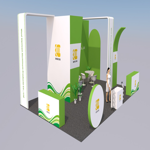 Nouvelle conception de stand d'exposition, impression personnalisée, promotion, stand d'exposition en aluminium pour salons professionnels, murs d'arrière-plan publicitaires - Product Image 4
