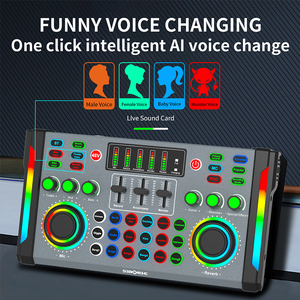 Micrófono en vivo externo USB <span class=keywords><strong>de</strong></span> 48V, <span class=keywords><strong>tarjeta</strong></span> <span class=keywords><strong>de</strong></span> <span class=keywords><strong>sonido</strong></span> <span class=keywords><strong>integrada</strong></span>, reducción <span class=keywords><strong>de</strong></span> ruido, ajustes <span class=keywords><strong>de</strong></span> Audio para transmisión en vivo, mezcladores <span class=keywords><strong>de</strong></span> tarjetas <span class=keywords><strong>de</strong></span> <span class=keywords><strong>sonido</strong></span> <span class=keywords><strong>de</strong></span> Audio - Product Image 2