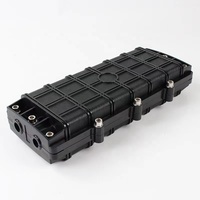 Boîte de jonction de fibre optique, 20 pièces IP68, 24/48/72/96 core, 2 entrées et 2 sorties, horizontale