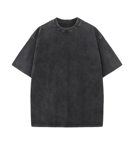 เสื้อยืดคอตตอนวินเทจ 280GSM ทรงดรอปไหล่ สั่งทำได้ เนื้อผ้าหนา ซักแล้วทรงบ็อกซี่ โอเวอร์ไซส์ เสื้อยืดเปล่า ไซส์พลัส เสื้อยืดผู้ชาย - Product Image 2