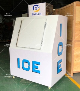 Công nghiệp Ice Cube tủ đông tủ lạnh hiển thị tuyết Ice Cube Maker cá Ice Cube Máy merchandiser - Product Image 3