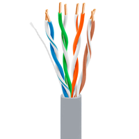 Kabel Lan Utp Cat6 Kabel CCA Kabel Jaringan untuk Komputer Internet Oem