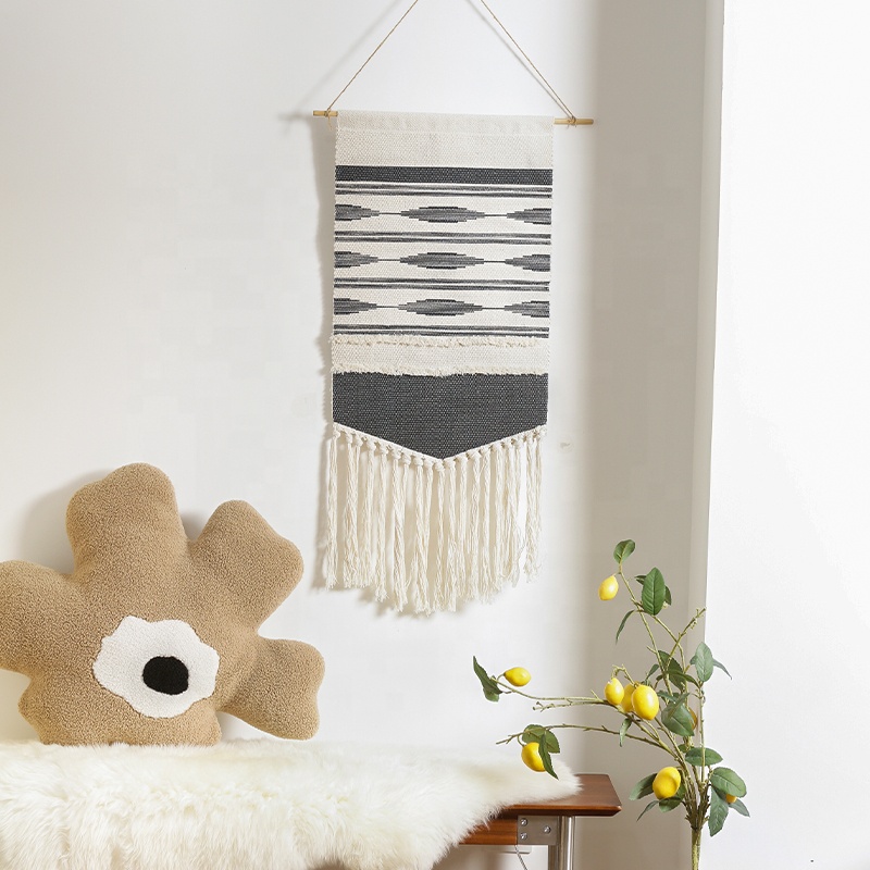 Новинка 2022, стильная серия товаров, настенный гобелен в полоску с принтом для домашнего декора