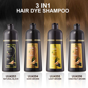 Shampoo UUKKG pour <span class=keywords><strong>cheveux</strong></span> blancs et gris, crème colorante noire, sans ammoniaque, ne colle pas à la peau ni au cuir chevelu, shampooing colorant pour <span class=keywords><strong>cheveux</strong></span> noirs - Product Image 4