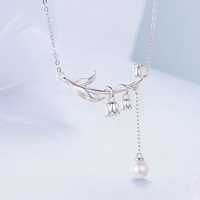 925 argent Sterling bijoux à la mode colliers bijoux fins collier personnalisé mignon Animal zircone pendentif collier réglable
