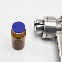 Machine de capsulage manuelle en acier inoxydable de 20mm facile à utiliser pour couvercles bouchons de bouteilles fermetures recyclables rechargeables