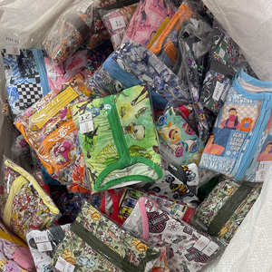 Pijama de Verão de Bambu para Crianças em Estoque, Pronta Entrega, Macacão de Bebê de Bambu com Zíper, Pacote Misterioso de Pijama de Bebê de Bambu com Estampa de Personagens Ocidentais - Product Image 2