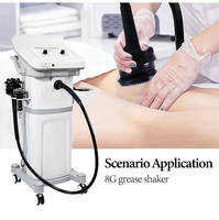 Prix Usine 3-en-1 8G Max Appareil de Massage Vibratoire G-8 pour Élimination de la Cellulite par Aspiration et Chauffage, Ventouses Amincissantes Portables en ABS