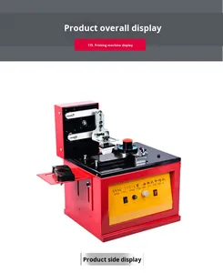Enhanced Semi-automatic Inkjet Printer <strong>Paper</strong> Printer with Solvent Based Ink and Oil <strong>Cup</strong> Type New - Product Image 4