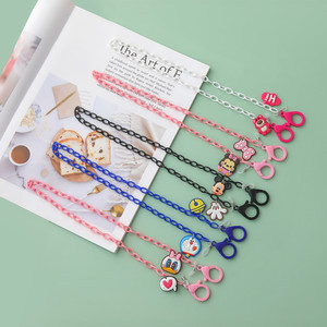 Colorful Acrylic Mask Lanyards With Cartoon Charms For Children Portable <b>Glasses</b> Chains 3-10 Years Old - Product Image 1