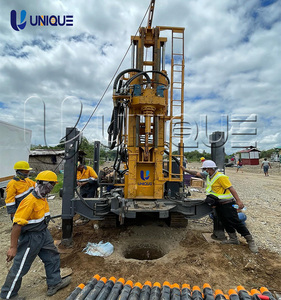 Machine de forage de puits d'eau de 600m avec tension de 380v et profondeur de forage de 300m pour les industries agricoles et de construction - Product Image 4