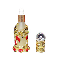 Flacon compte-gouttes vide pour hommes, huile de parfum, personnalisé, de luxe, 20ml