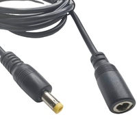 Câble d'extension d'alimentation de connecteur CC personnalisé, cordon de 4.0mm x 1.7mm Câble de caméra de sécurité DC mâle à femelle Faisceau de câbles d'extension