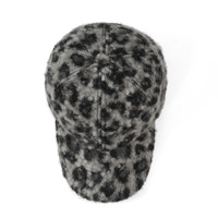 Casquette de baseball vintage unisexe motif léopard, nouvelle collection automne-hiver, idéale pour l'extérieur et le maintien au chaud