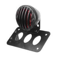 Feu arrière modifié pour moto - Support de plaque d'immatriculation arrière et latéral intégré style rétro Davidson Chine