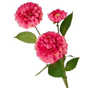 Flores Artificiales de Seda Color Rosa Rojo, Rosas, Hortensias, Orquídeas Phalaenopsis, Lirios, Venta al por Mayor en China - Product Image 1