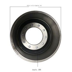 <span class=keywords><strong>Tambour</strong></span> <span class=keywords><strong>de</strong></span> <span class=keywords><strong>frein</strong></span> arrière pour semi-remorque Freightliner 3600ax, <span class=keywords><strong>poids</strong></span> 48 kg, fabrication OEM professionnelle - Product Image 6