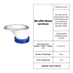 Kit Flangia Offset per Spostamento <span class=keywords><strong>Scarico</strong></span> WC con Bulloni, Rondelle e Guarnizione - Product Image 6