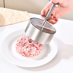 Prensa para Hamburguesas de Acero Inoxidable de Grado Alimenticio, Molde Desmontable con Resorte para Hacer Hamburguesas, Empanadillas y para la Cocina - Product Image 2