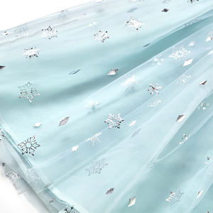 Vestido <span class=keywords><strong>de</strong></span> Fiesta <span class=keywords><strong>de</strong></span> Algodón para Niña, Estilo Princesa, con Lentejuelas, Mangas Abullonadas <span class=keywords><strong>de</strong></span> Gasa, Perlas, para Halloween, Televisión/Película - Product Image 4