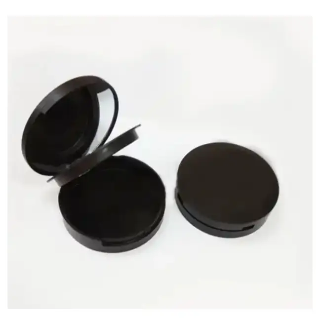 Round Shape Eyeshadow Blush Compact Powder Case