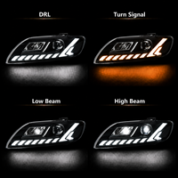 Ensemble de phares LED BK pour Audi Q7 2006-2015, projecteur laser, DRL dynamique, clignotant séquentiel, plug and play