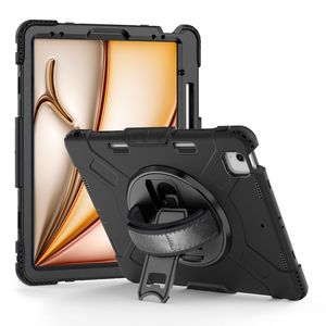 360 Xoay Dây Đeo Tay Nhiệm Vụ Nặng Nề Chống Sốc Máy Tính Bảng Rugged Trường Hợp Cho <span class=keywords><strong>Ipad</strong></span> Không Khí 6th Thế Hệ Trường Hợp Cho <span class=keywords><strong>Ipad</strong></span> Không Khí 13 2024 - Product Image 1