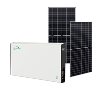 Système solaire complet comprenant panneau solaire 9 kWc, batterie 10 kWh, onduleur 10 kW, système de stockage d'énergie solaire hybride 8 kW