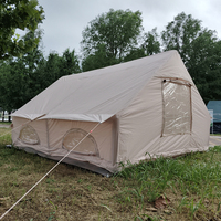 Tente de camping familiale grande capacité 10 personnes, ouverture rapide, imperméable, Oxford 420D, portable, quatre saisons, gonflable, double couche