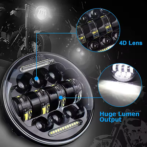 OVOVS 5-3/4 "proiettore rotondo Daymaker faro a LED 5.75 pollici per <span class=keywords><strong>Harley</strong></span> Sportster 1200 883 strada 500 <span class=keywords><strong>750</strong></span> - Product Image 4