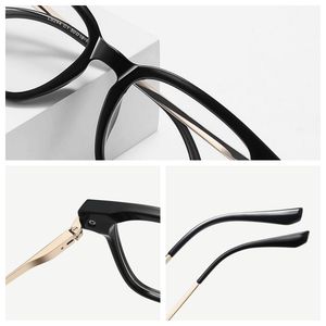 Lunettes anti-lumière bleue noires unisexes, vente en gros, mode, haute qualité, logo personnalisé, monture TR90, forme carrée, légères, OEM, tendance - Product Image 5