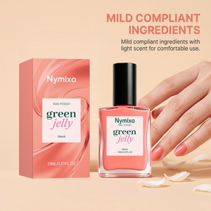 Esmalte de Uñas en Gel Nymixa (Glac), Esmalte Vibrante y Práctico para Uso Diario y Uñas de Fiesta, Envase Básico en Botella - Product Image 5