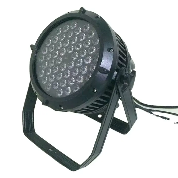 Dmx512 ip65 54*3w led par para áreas externas, efeito de luz para disco, dj, à prova d' água, led