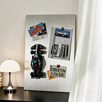 Cadre photo moderne en métal sans bordure, magnétique, A2/A3, écologique, durable, minimaliste, profil fin, acier inoxydable, pour affichage d'images