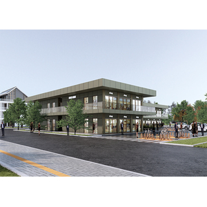 Giá Rẻ Đúc Sẵn Trung Tâm Mua Sắm Prefab Kết Cấu Thép Nhà Tự Lưu Trữ Nhà Trang Trại Lưu Trữ Kho Kim Loại Xây Dựng Bộ Dụng Cụ - Product Image 5